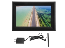 Quadro Digital Fotos Tela Ips 1280x800 Com Controle Remoto