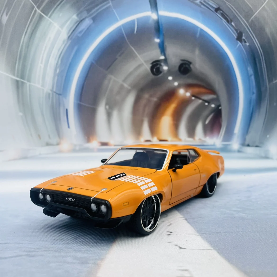 (laranja) Miniatura De Carro Em Escala 1:24 Feita Em Metal Fundido E Modelo De Carro De Brinquedo