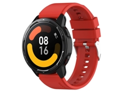 Pulseira De Silicone Com Ponta Saliente E Fivela Prateada Para Samsung Galaxy Watch Active 40mm 20mm