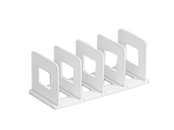 Organizador de Livros com 4 Compartimentos Pp com MARCA