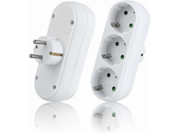 Régua De Tomadas De Parede De 2 Peças, Com 3 Tomadas , Tomada Múltipla Para Casa E Escritório. Olysi Shop (3500w/16a)