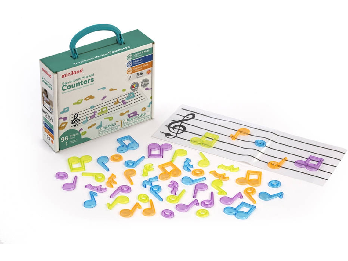 Notas Musicais Translúcidas MINILAND