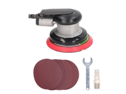 Set De Pulidora De Aire Neumática De Palma Con Disco 5in 10000rpm Máquina De Lijado Entrada 1/4in