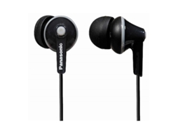 Auriculares com Fio PANASONIC Rp-Hje125E (In Ear - Preto)
