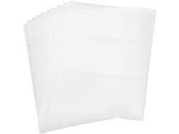 10 Pages Faciles À Utiliser - Pochette De Rangement Blanc Para Álbum De Banque - Iplusmile Protège