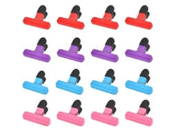 Ganchos Nova Line, para sacos de alimentos, 16pcs, resistentes, cozinha, armazenamento