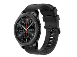 Pulseira De Silicone Macio De Cor Sólida De 22 Mm Para Samsung Gear S3 Frontier