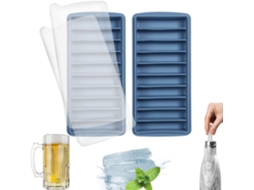 Bandeja de Cubos Gelo para Garrafa Água Silicone e Plástico Pacote com 2 Unidades UISAVE