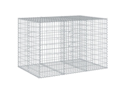 Gabion Basket, Gabion Baskets Vidaxl Prateado Ferro (150 X 100 X 100 Cm)