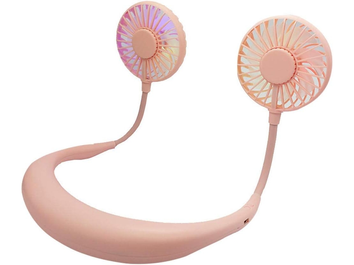 Ar USB mini ventilador de pescoço portátil S/MARCA, 1200m, uso doméstico e externo
