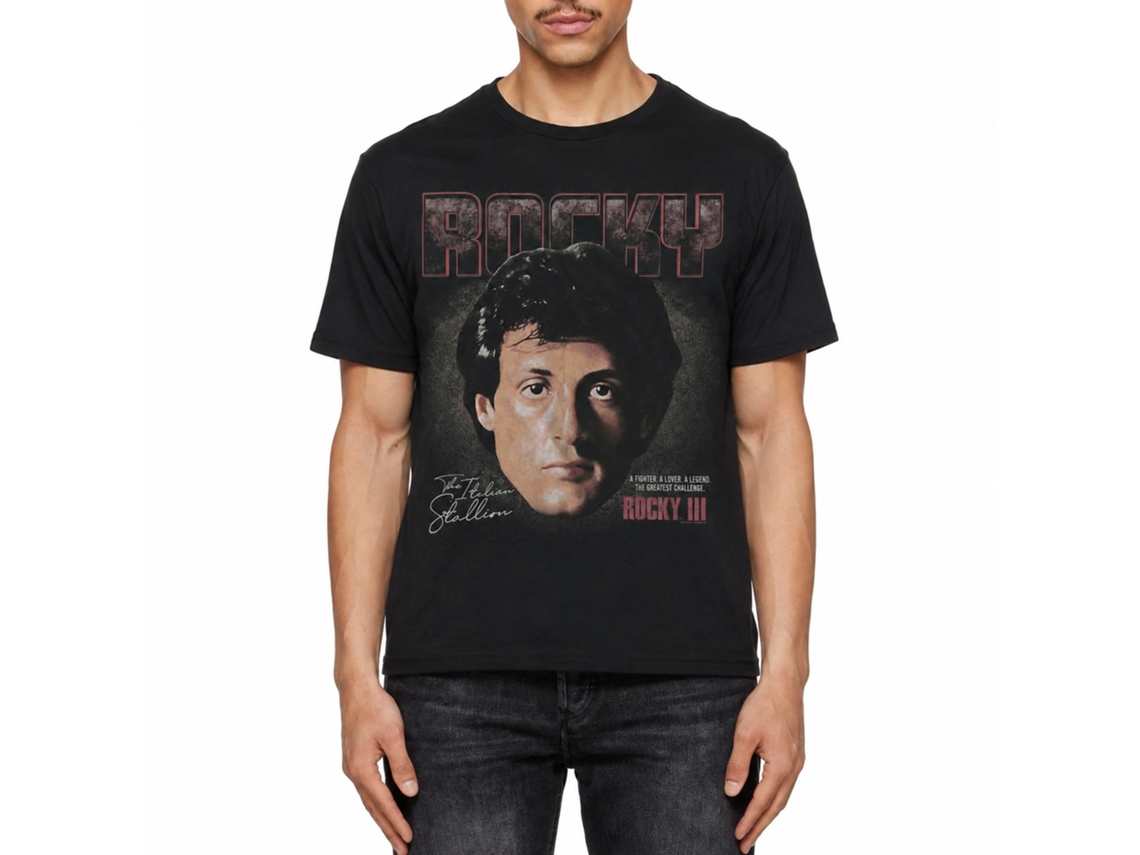 Rockinstone Rocky Head Smoke T-shirt Size:s