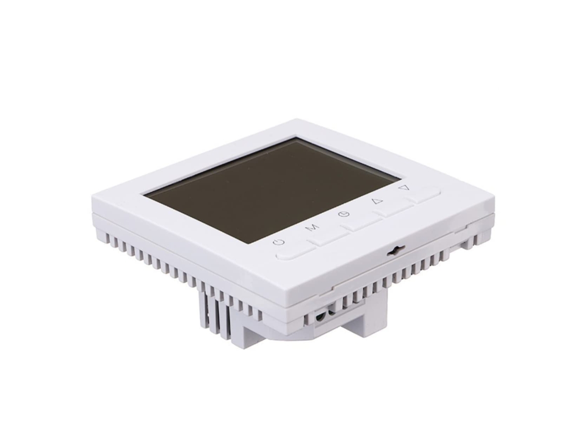 Termostato Digital Programável Sem Fio Para Sistema De Aquecimento, Branco Com Tela Lcd E