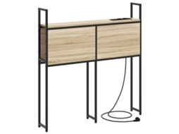 Conjunto 1 Cabeceira De Armazenamento Vidaxl Castanho Derivados De Madeira (98 Cm)