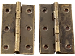 2 Dobradiças Decorativas Para Móveis, Armários, Gavetas E Portas, Em Bronze Antigo, Para Caixas De Joias, 50x28mm