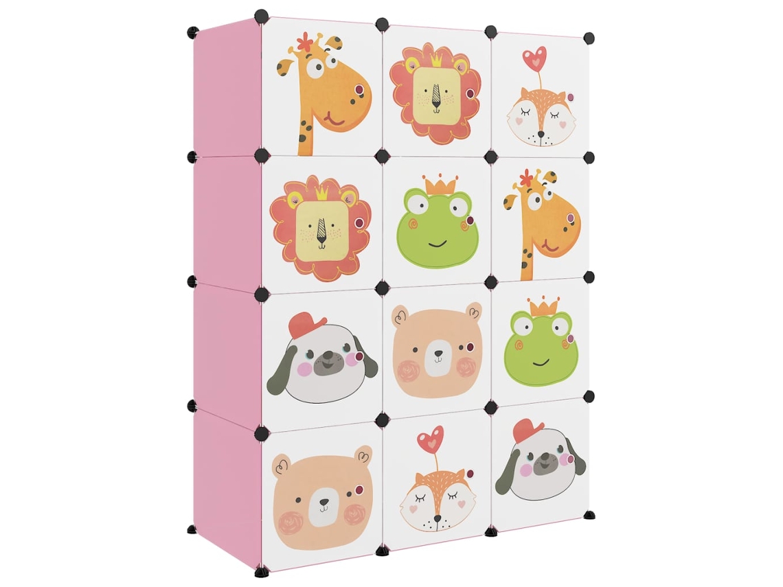 Storage Cabinet, Storage Cabinets Vidaxl Cor-de-rosa Polipropileno (110 X 46.5 X 144 Cm)