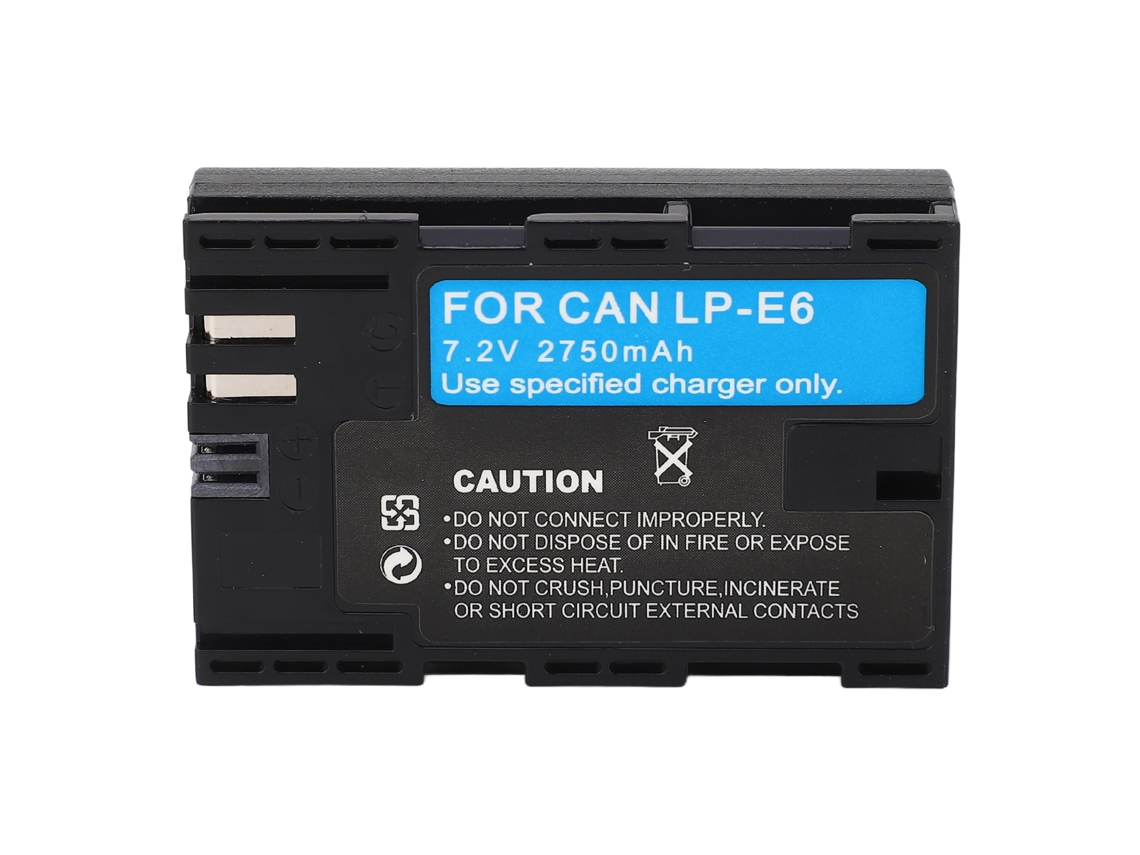 Bateria Lp-e6 2750mah Para Câmeras R5 R6 6d 7d 5d Mark Ii Iii Iv 5ds 5ds R 60d 70d 80d 90d Repuesto De Lítio