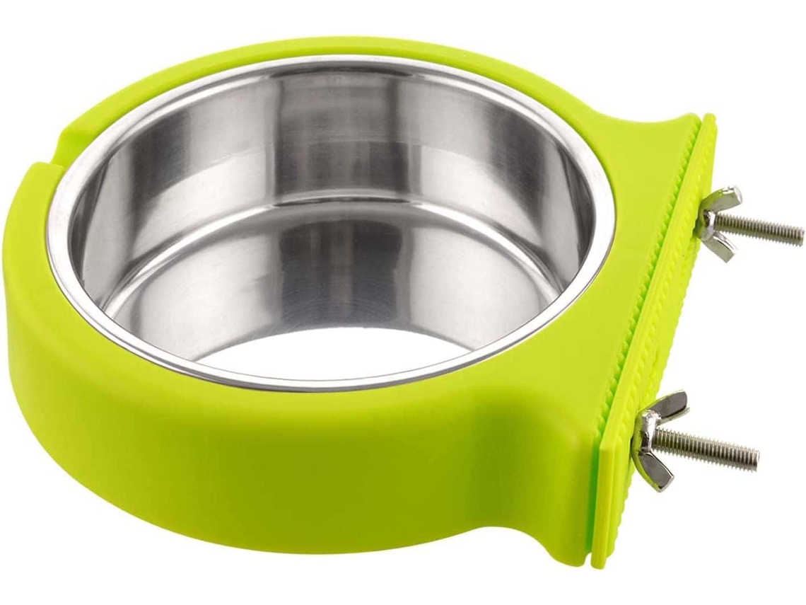 Tigela Removível de Aço Inoxidável para Gaiola de Cachorro, Comedouro e Bebedouro Pequeno para Cães, Gatos AQUAFORGE