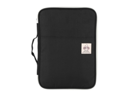 Carpeta De Archivos A4 Para Documentos, Organizador De Portafolios, Estuche Con Cremallera Para Computadora Portátil (negro)