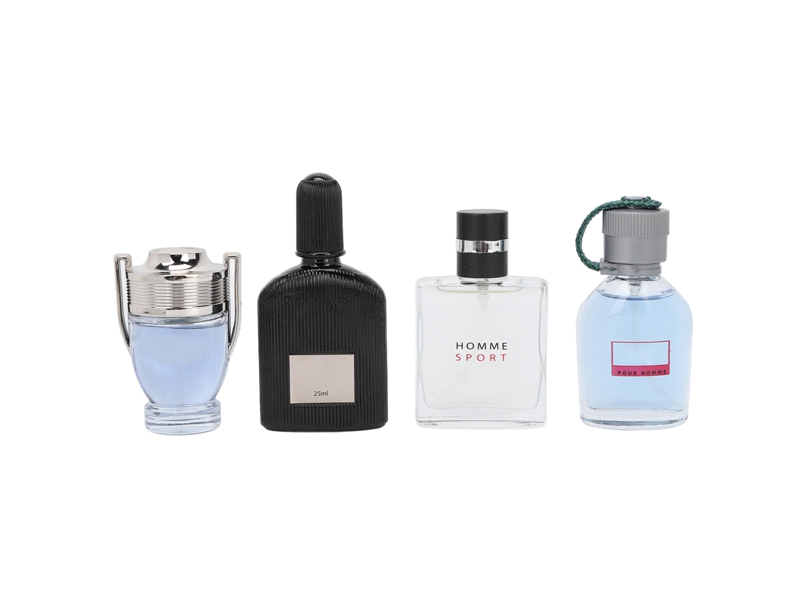 Conjunto De 4 Perfumes Florais Oceânicos Para Homens, 25ml Cada Um