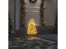 Vidaxl Decoração Árvore De Natal C/ Luz E Estacas 3 Pcs 50 Leds 30 Cm