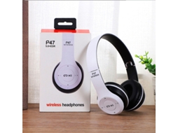 Fones Bluetooth Over ear LAXISCREED Bass Profundo Plegáveis