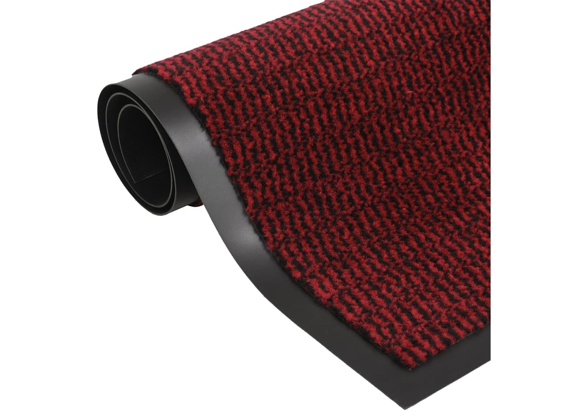 Vidaxl Tapete De Entrada Tufado 60x150 Cm Vermelho
