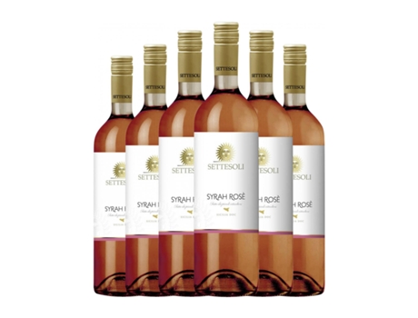 Vinho rosé SETTESOLI Rosato Syrah Terre Siciliane (0.75 L - 6 Unidades)