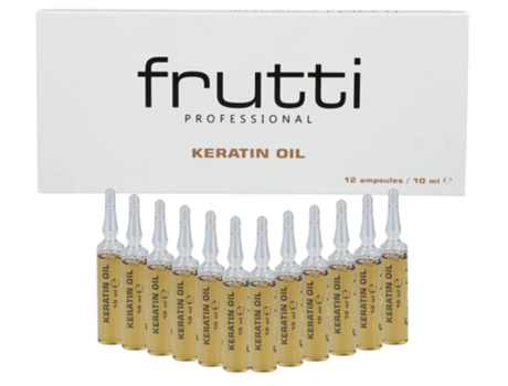 FRUTTI COSMETICS Ampolas de Óleo de Queratina 12 x 10 ml