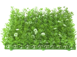 Relva Artificial EUROPALMS Tapete (Branco - 25x25cm)
