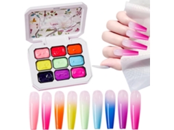 Paleta De Esmalte Em Gel Para Unhas, Design De Manicure, 9 Cores