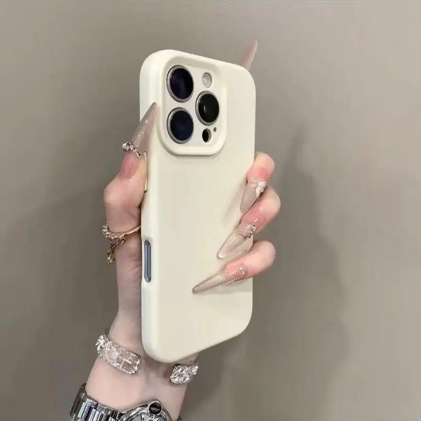 Capa De Celular Em Tpu De Silicone Macio Fosco (cor Off-white Para Iphone 11 Pro Max)