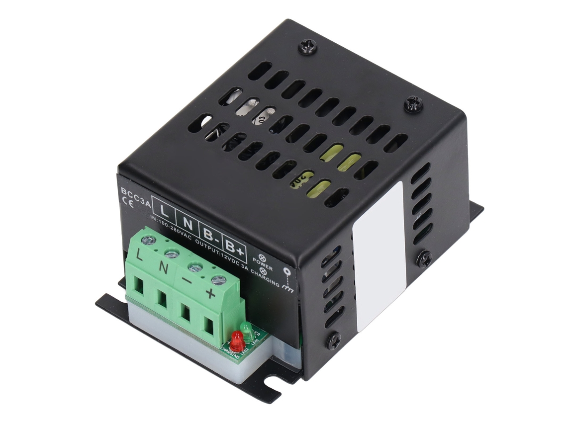 Carregador Inteligente De Baterias Para Geradores De 3 Etapas, Entrada 100-280vca, Saída 12vdc