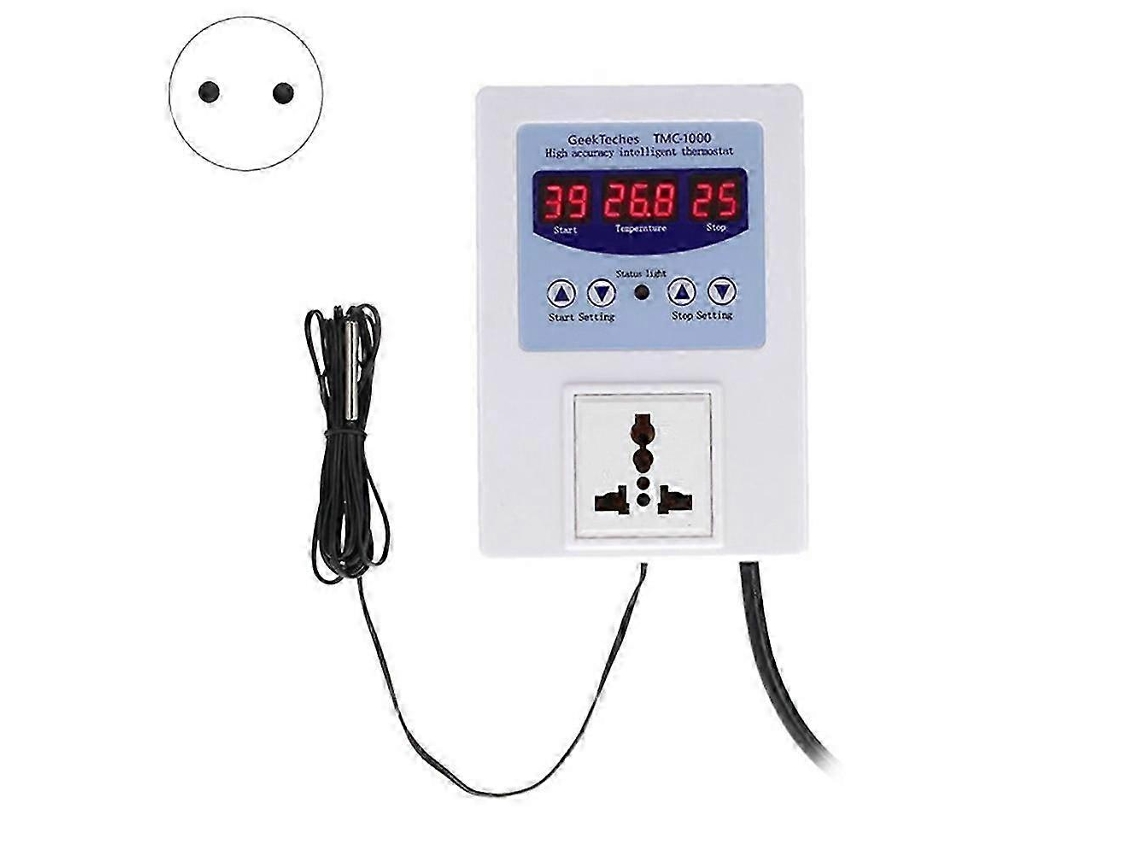 Controlador De Temperatura Digital 1000 Controle Inteligente De Alta Precisão Da Temperatura Do Sensor De Aquecimento E Resfriamento. Olysi Shop
