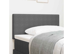 Vidaxl Cabeceira Cinzento-claro 80 Cm Tecido De Veludo Cotele