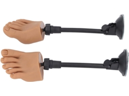 Pés SFUSHOS de Manequim de Silicone com Suporte para Manicure