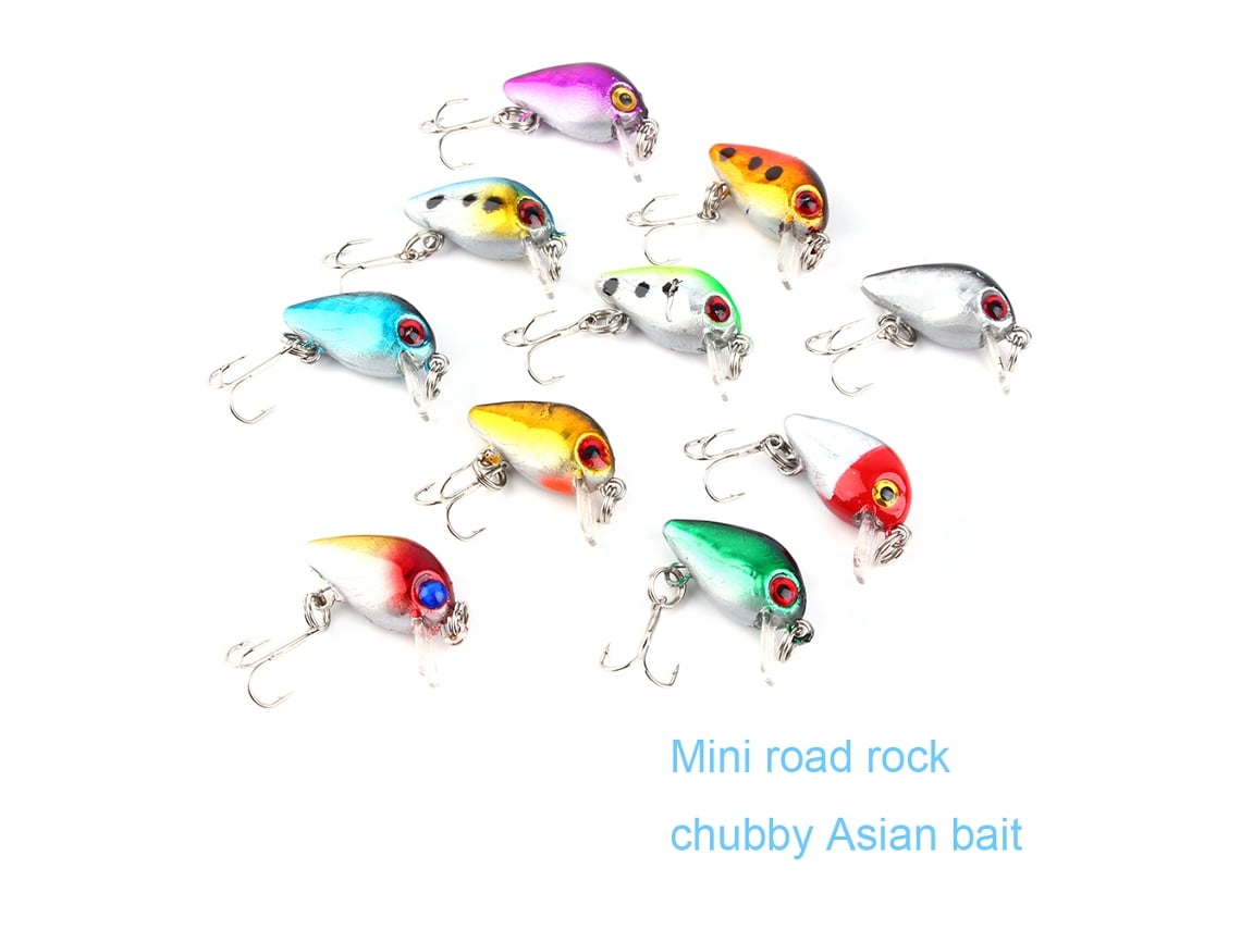 Isqueiro Minnow Plástico para Pesca 10un
