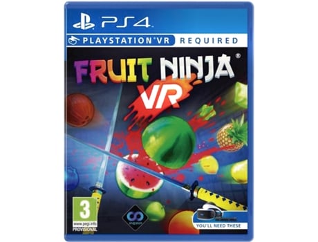 Jogo PS4 Fruit Ninja (VR Edition) 