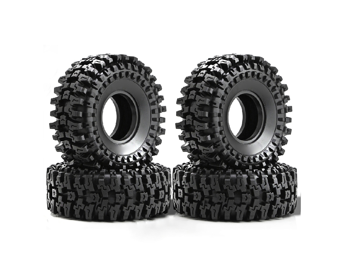 4 Unidades Pneus De Borracha Para Rocha 120mm 1.9 Polegadas Peça De Substituição Para Rodas