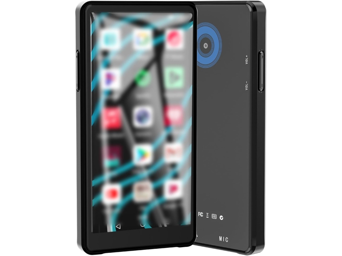 Leitor De Mp3 64 Gb Com Tela Sensível Ao Toque 5 Polegadas, Bluetooth