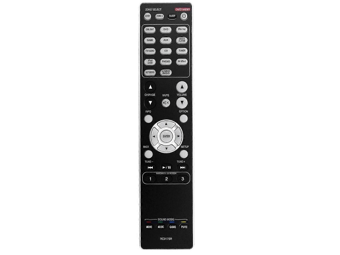 Controle Remoto Substituto Compatível Com Rc017sr Receptor Estéreo Marantz Av Home Theater Receiver Sr6007 Nr1603 Sr