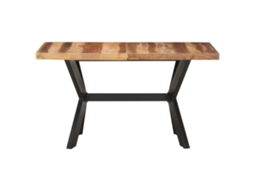 Mesa de Jantar 140x70x75 Cm Madeira Maciça com Acabamento a Mel MAISON EXCLUSIVE