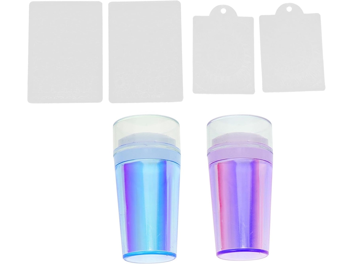 Delineador multifuncional de silicone suave para unhas, 2 conjuntos para manicures e nail art.