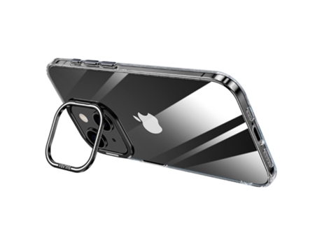 Suporte Casa Para Iphone 13 Sulada Pele Sintética Anti-choque Preto