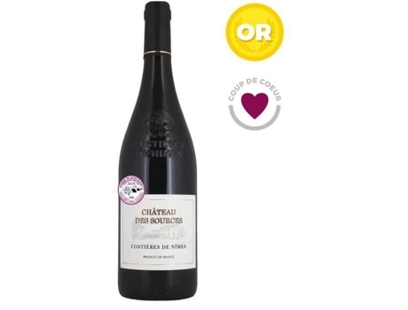 Château des Sources 2018 Costieres de Nîmes - vinho tinto Côtes du Rhône