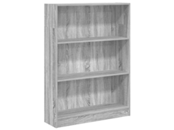 Estante de Derivados da Madeira Cinzento Sonoma MAISON EXCLUSIVE 80x24x109 cm