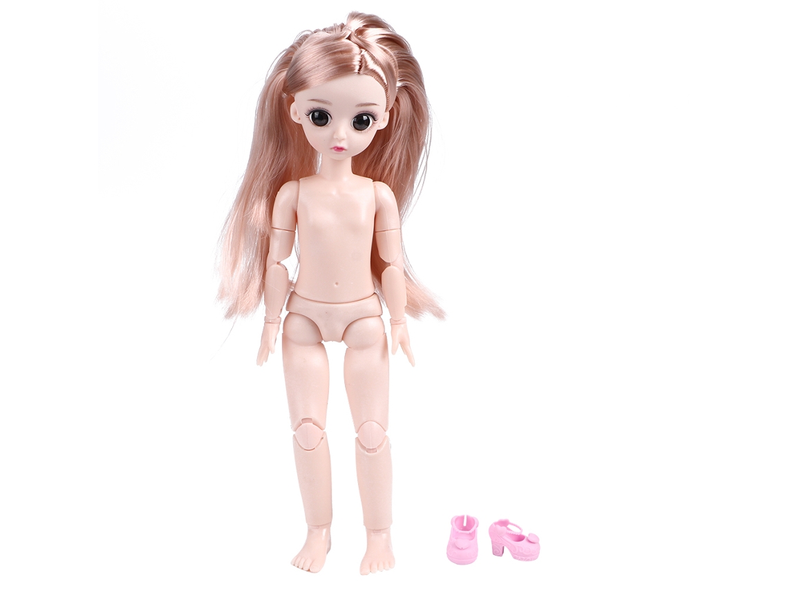 Primerox boneca Fashionável 30cm com Articulações Móveis Sapatos Presente para Menina