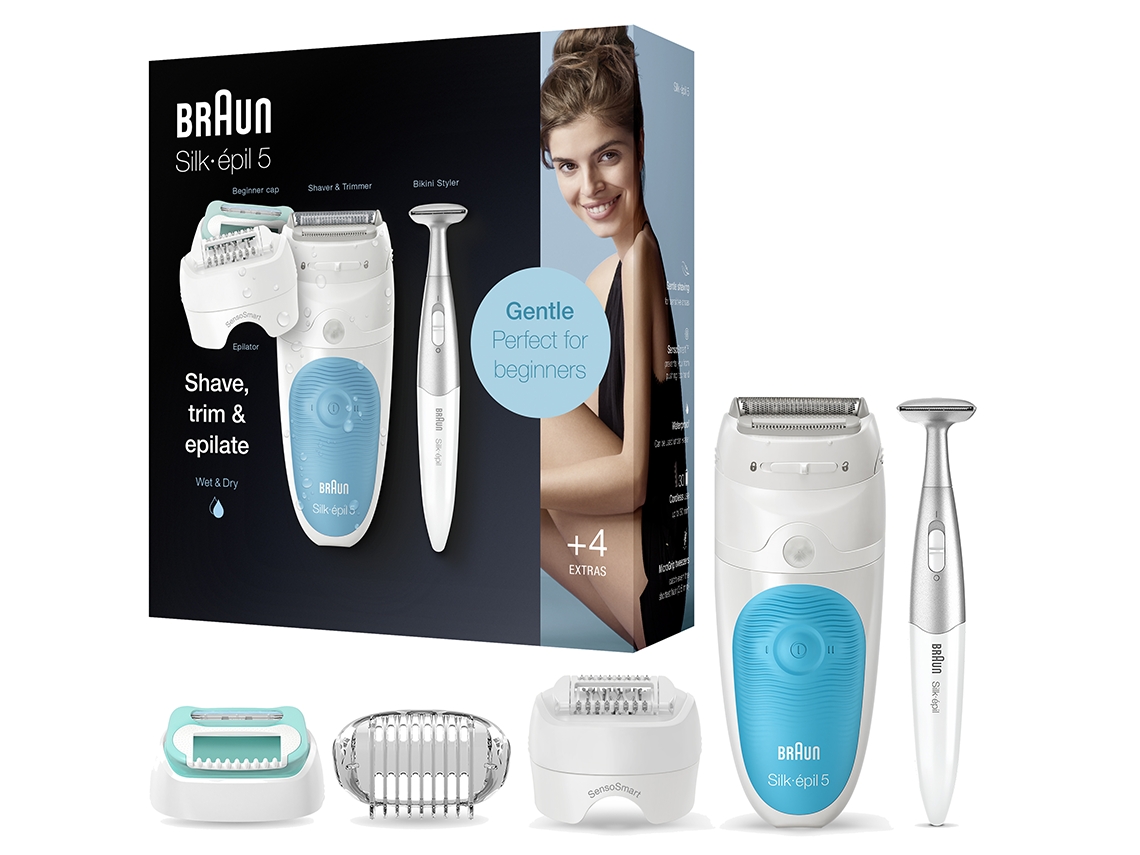 Depiladora BRAUN Silk Épil 5810 Plus (Arranque - Multi-zonas - Recarregável)