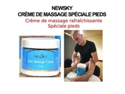 Creme Para Massagem Dos Pés Newsky 1000 Ml - Textura Fluida - Formato Econômico