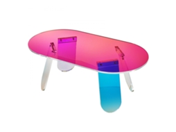 Mesa De Apoio, Central Ou Lateral Em Acrílico 95x50cm Design Elegante E Resistente Tekmaquinas