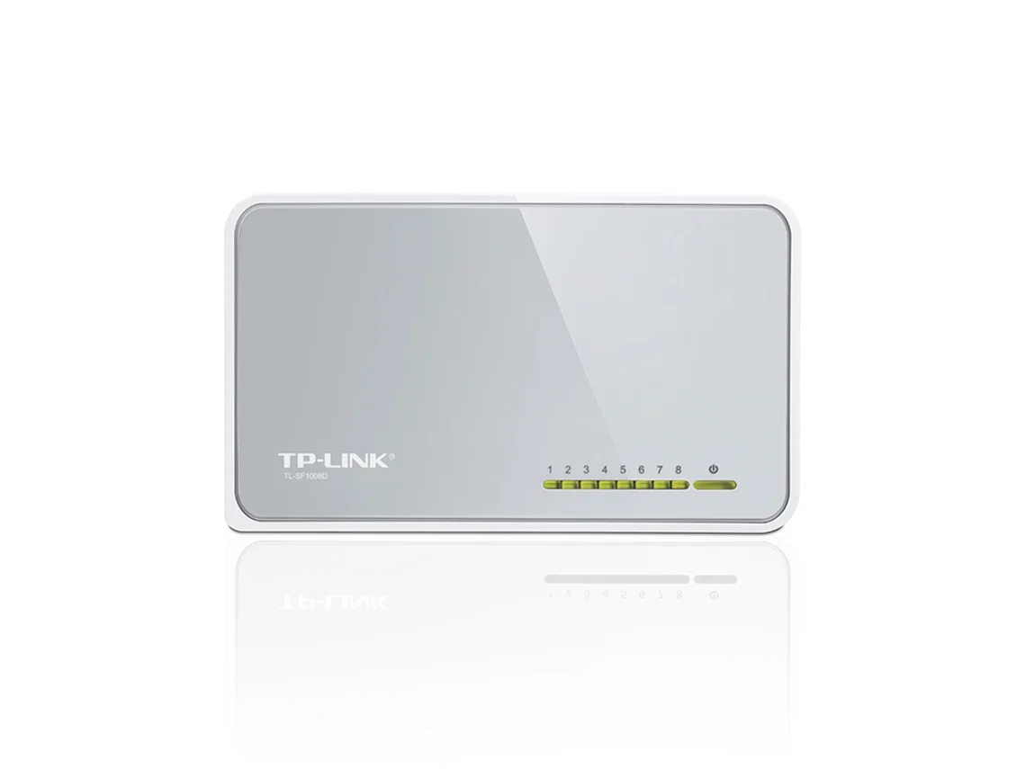 Switch TP-LINK TL-SF1008D (8 Portas Fast Ethernet - 100 Mbps)